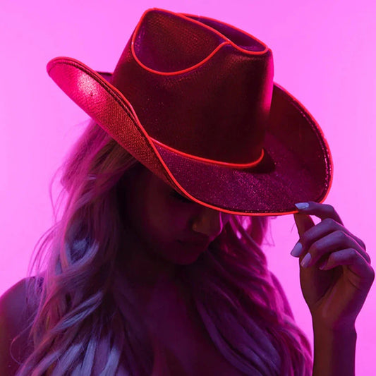 Neon Cowboy Hoed™ - 1 + 1 GRATIS