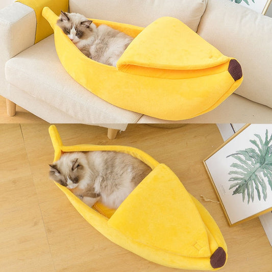 Bananen Kattenbed